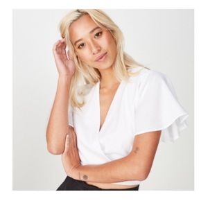 Cotton On Wrap Blouse